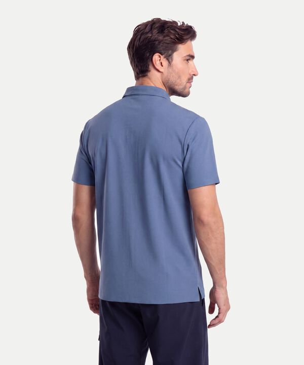 Polo Para Hombre Azul
