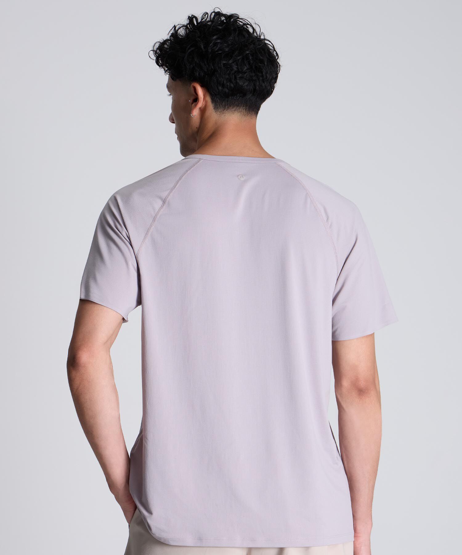 Camiseta Para Hombre LilaPastel