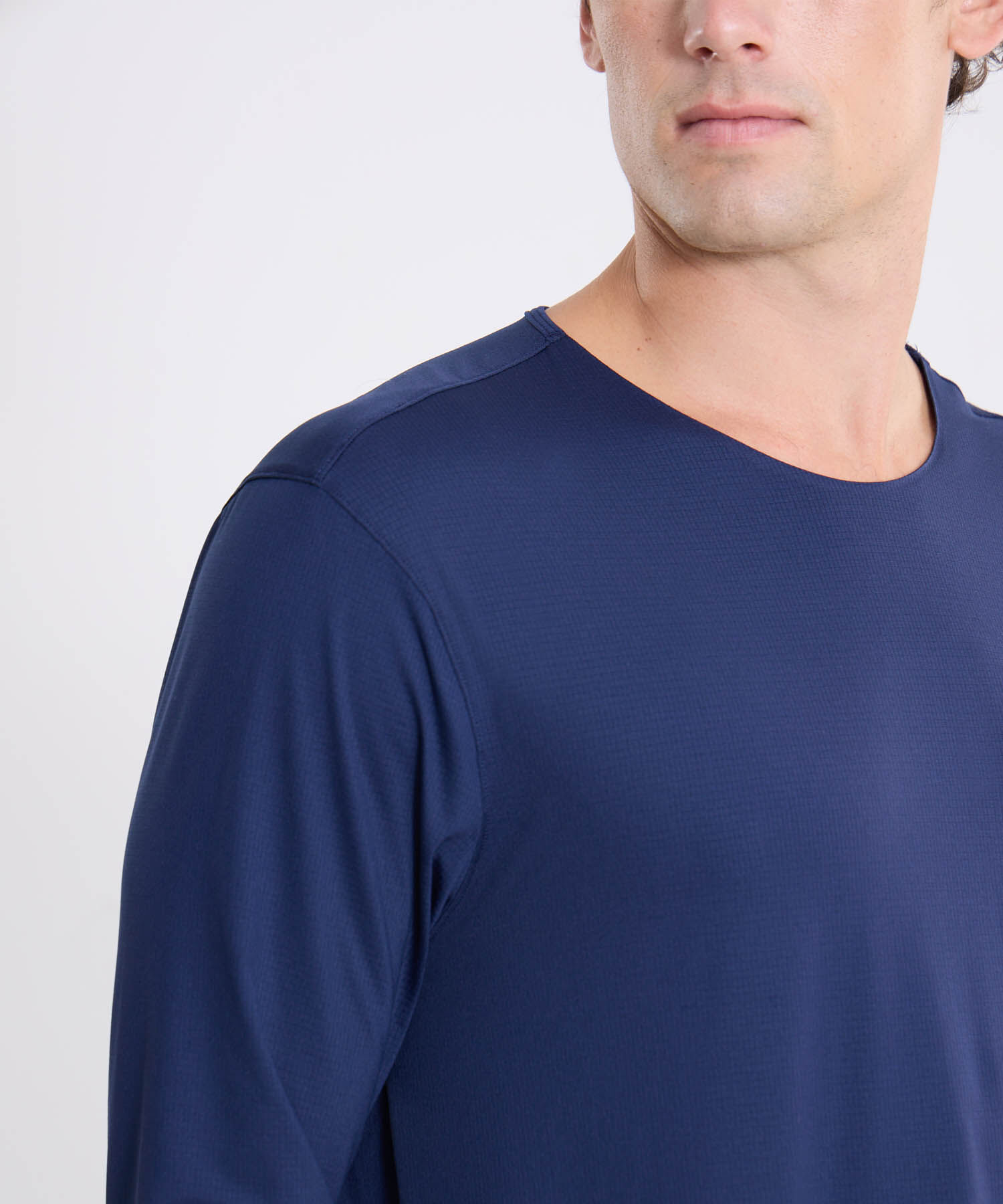 Camiseta Para Hombre AzulOscuro