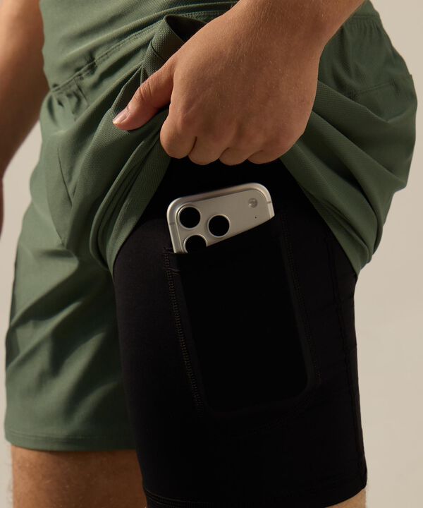 Bermuda Para Hombre Verde