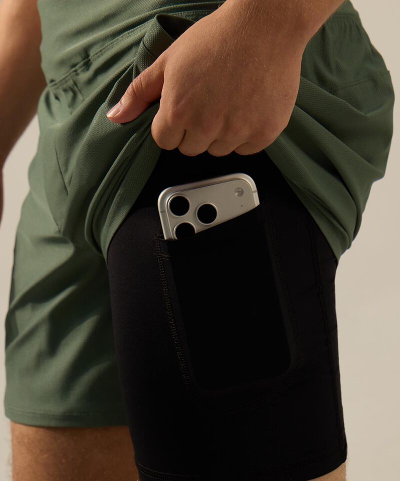 Bermuda Para Hombre Verde