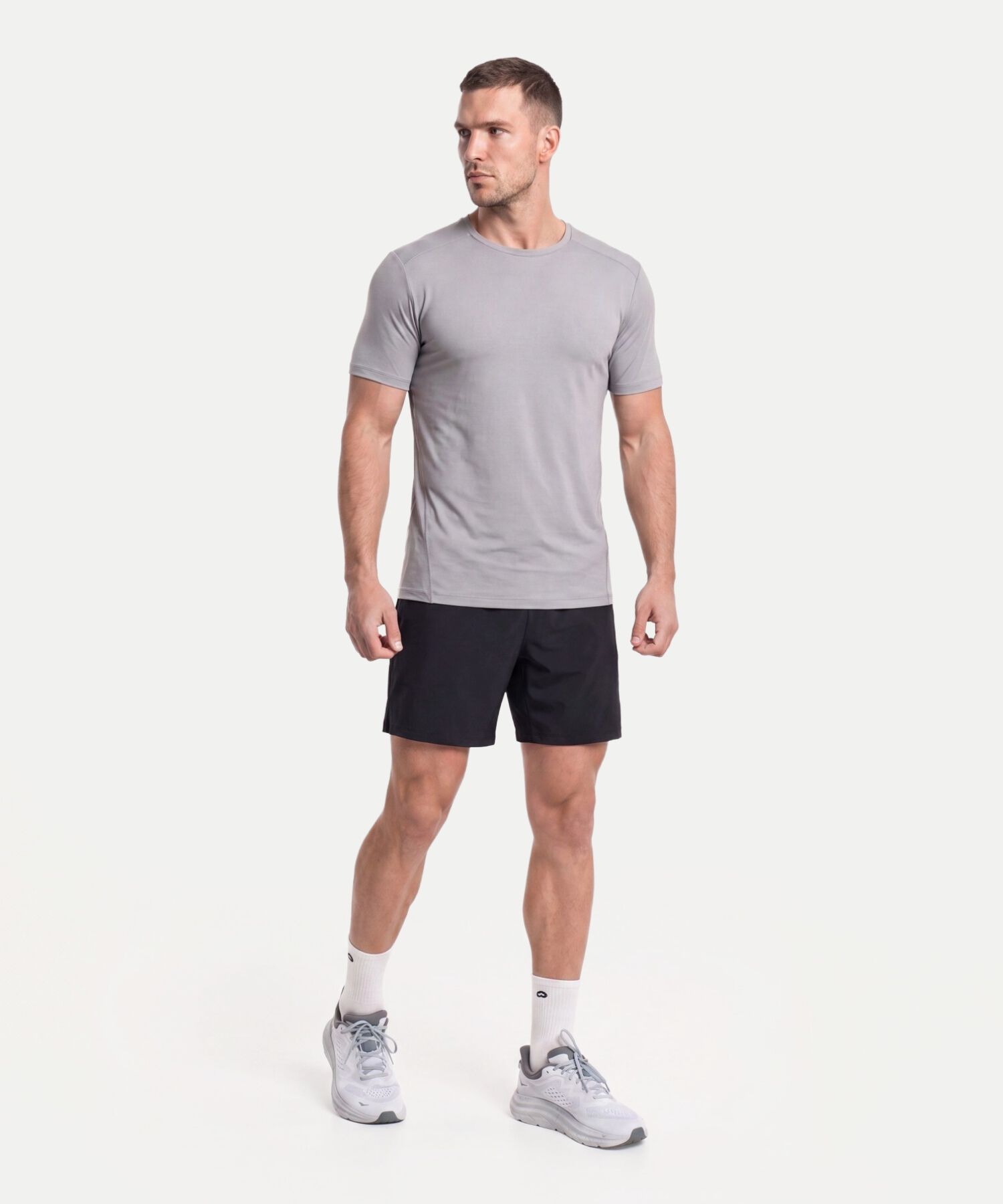 Camiseta Para Hombre Gris