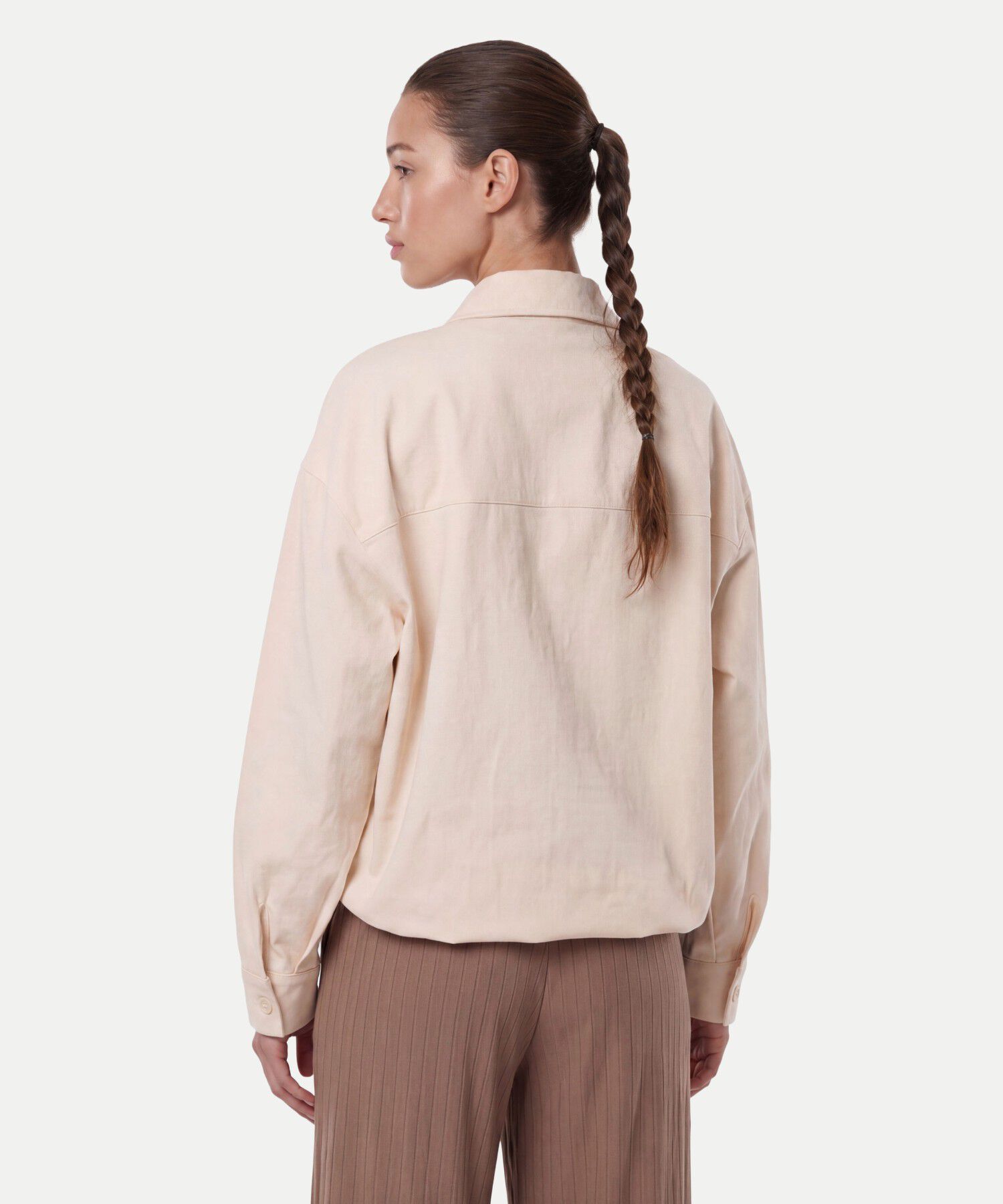 Camisa Para Mujer Crema