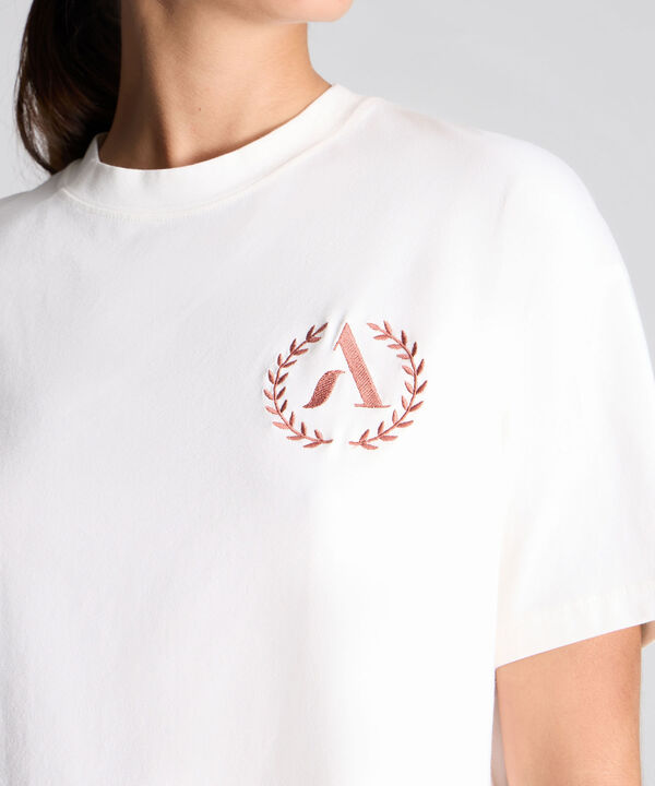 Camiseta Para Mujer Crema image number null