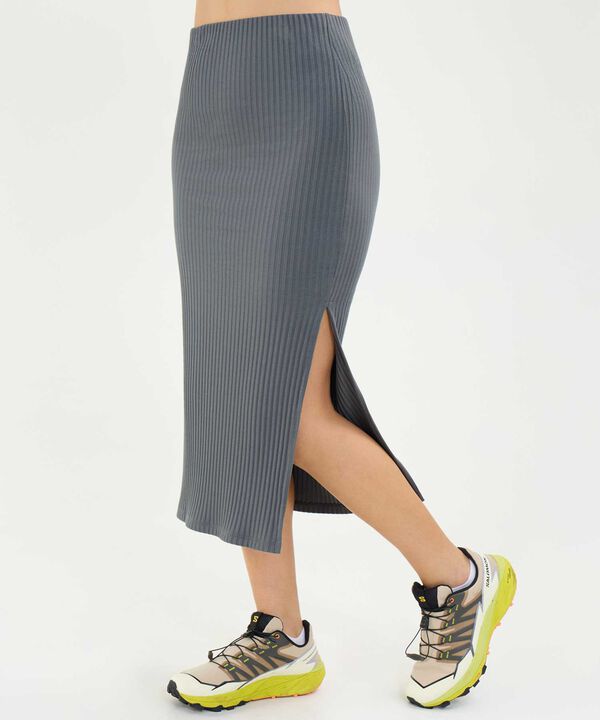 Falda Para Mujer Gris image number null