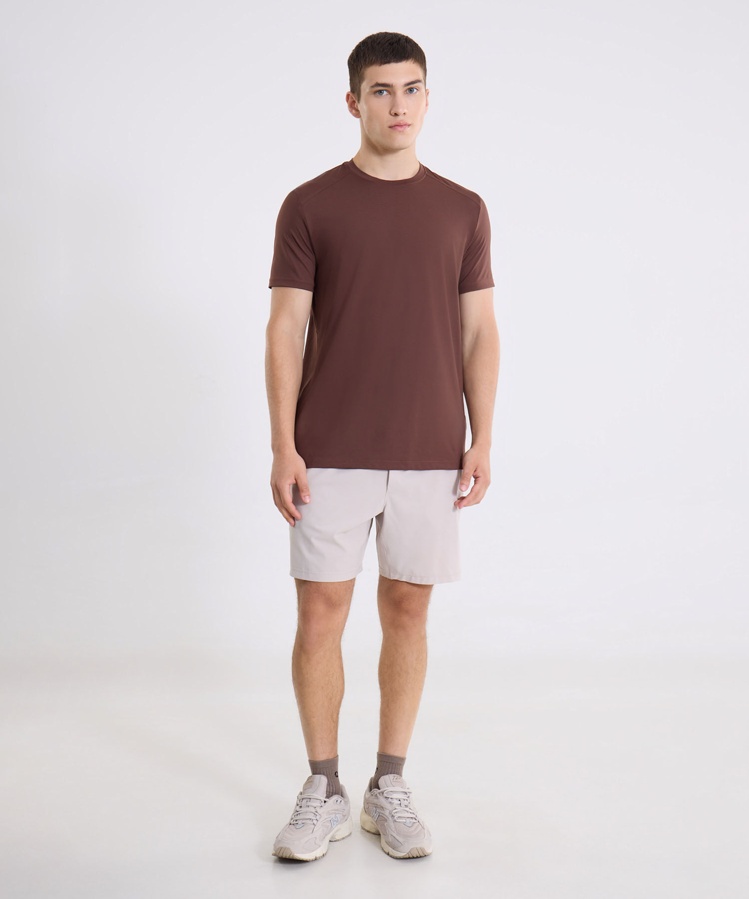 Camiseta Para Hombre CafeOscuro