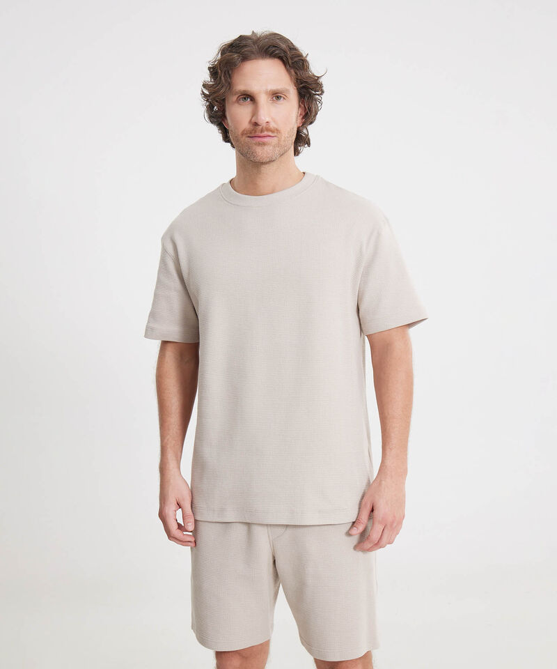 Camiseta Para Hombre Beige