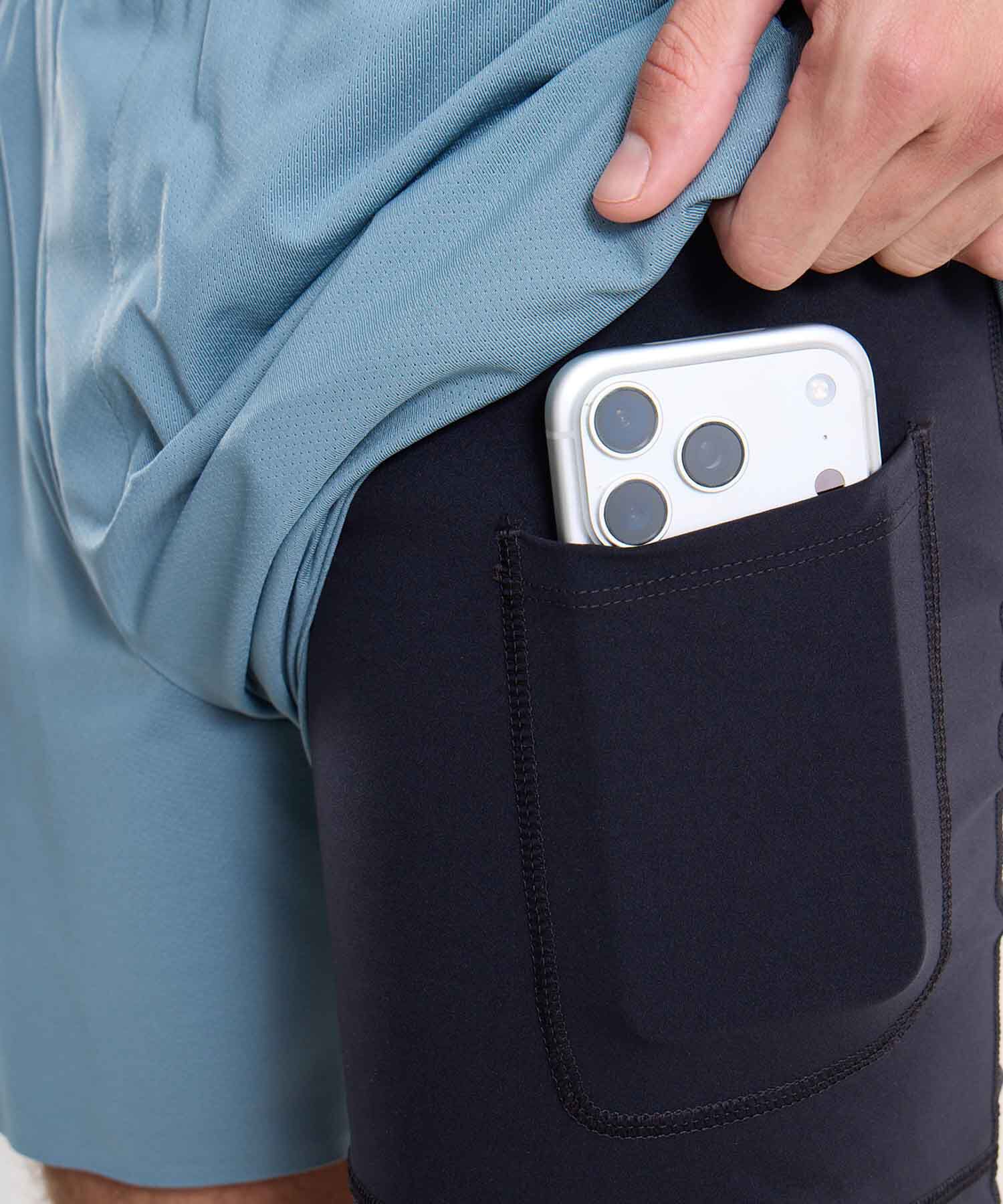 Bermuda Para Hombre Azul