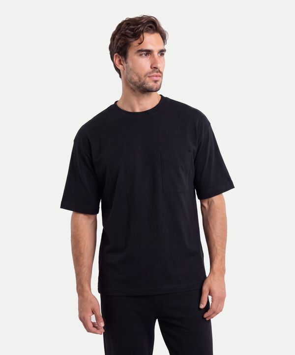Camiseta Para Hombre Negro image number null