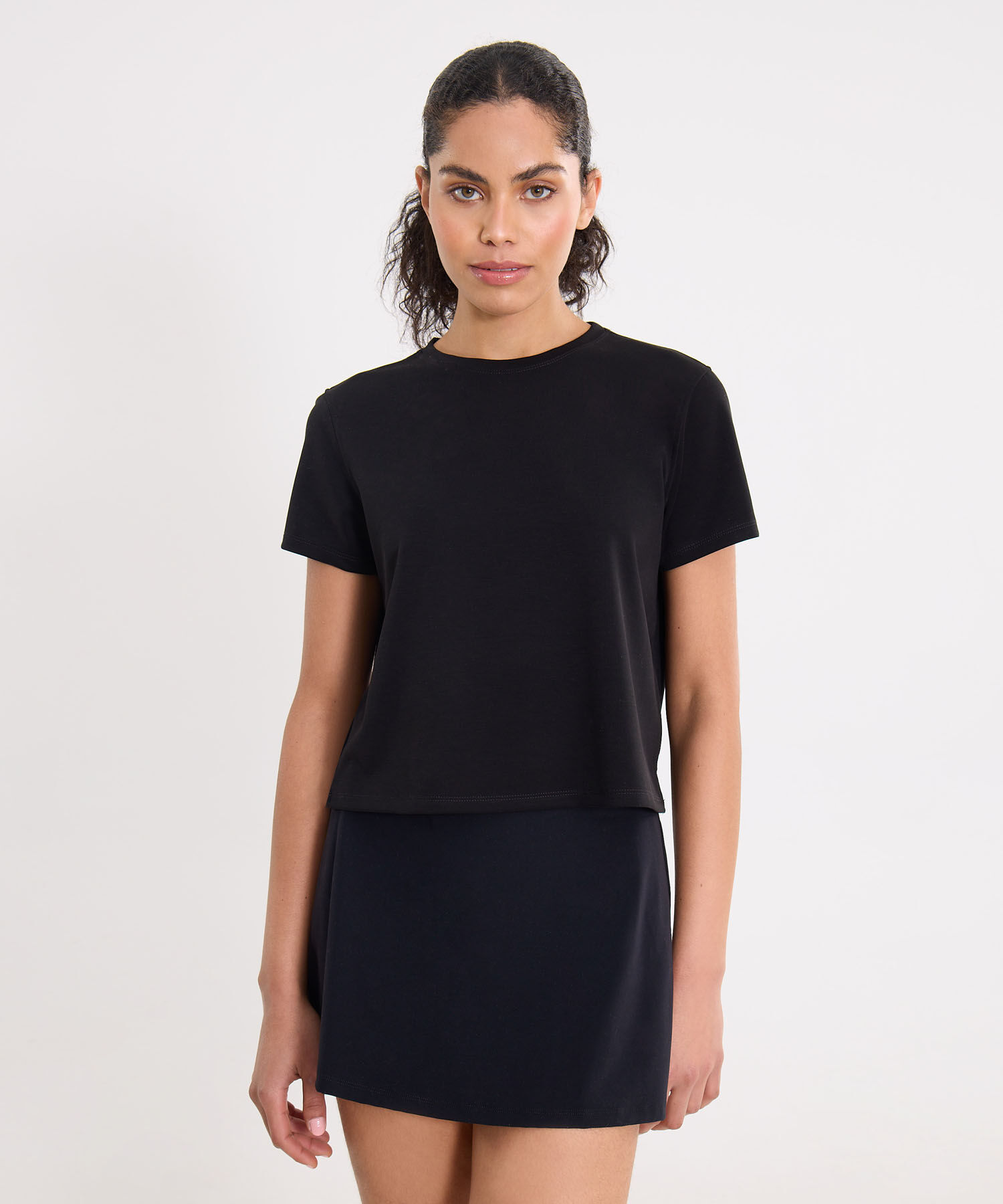 Camiseta Para Mujer Negro