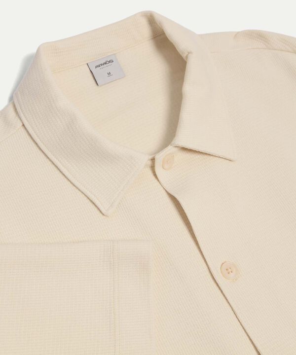 Camisa Para Hombre Beige image number null