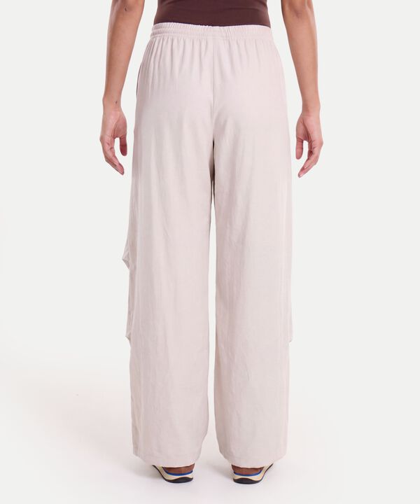 Pantalon Para Mujer Crema