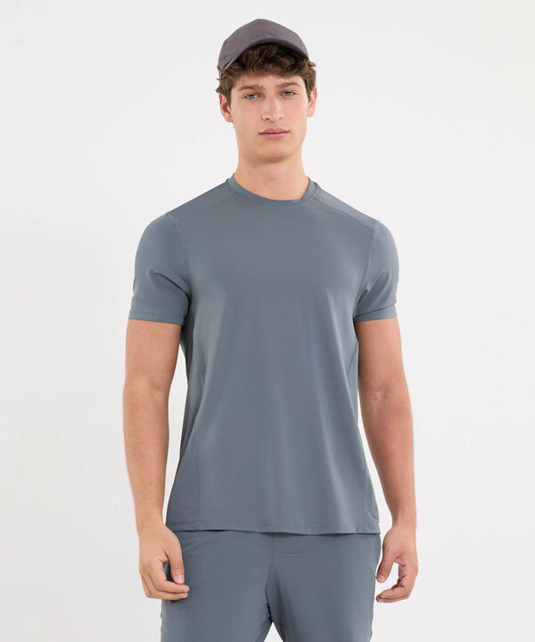 Camiseta Para Hombre Gris image number null