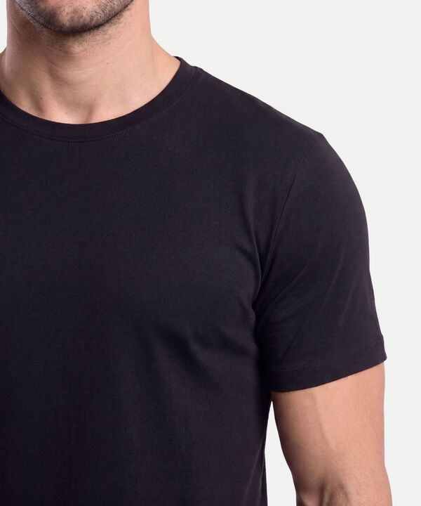 Camiseta Para Hombre Negro