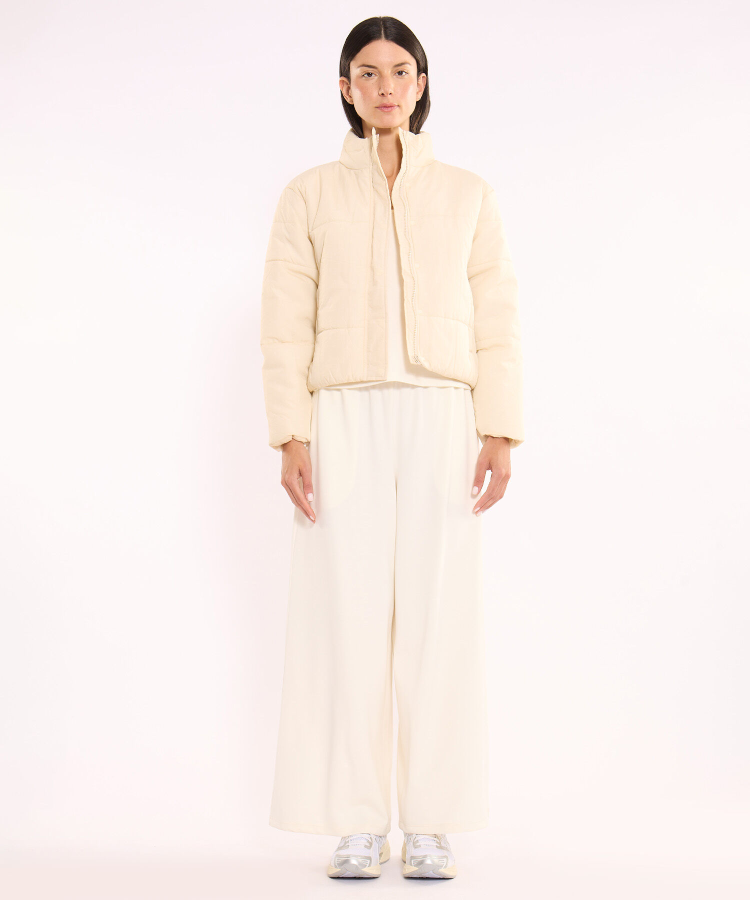 Chaqueta Para Mujer Crema