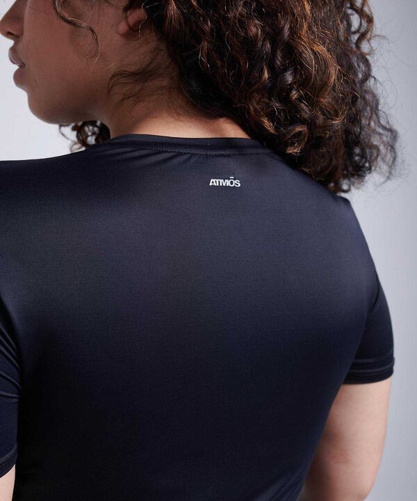 Camiseta Para Mujer Negro