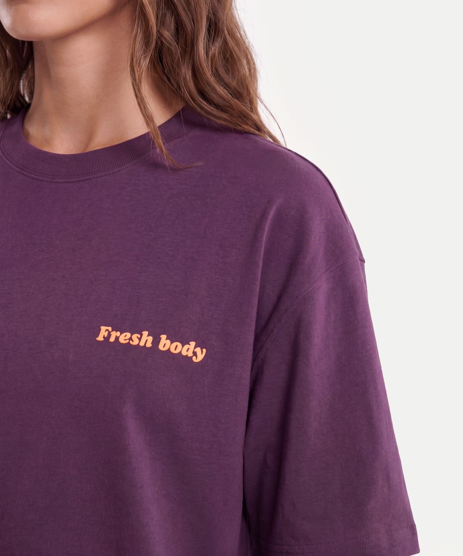 Camiseta Para Mujer Morado