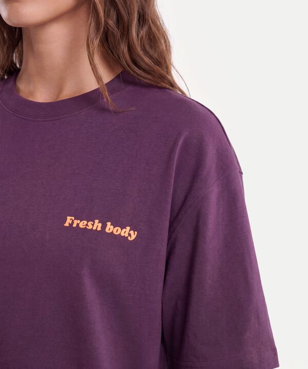 Camiseta Para Mujer Morado