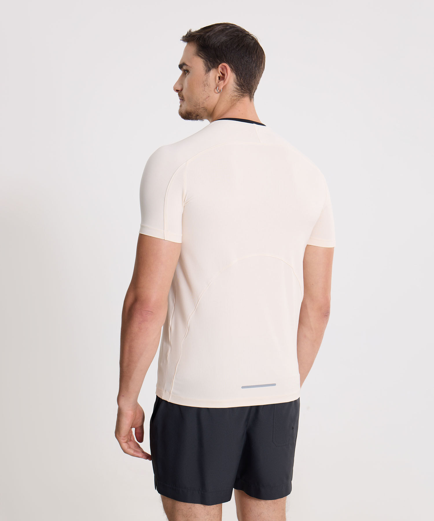 Camiseta Para Hombre Crema