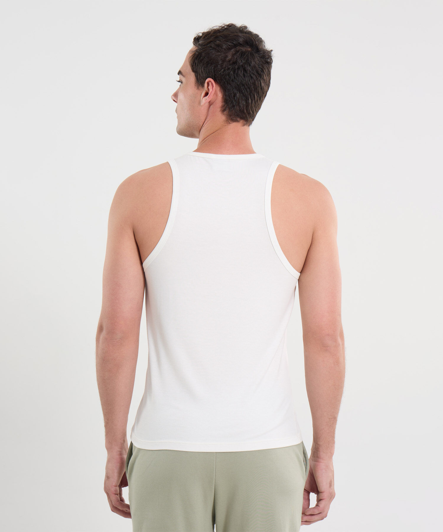 Camiseta Para Hombre Blanco