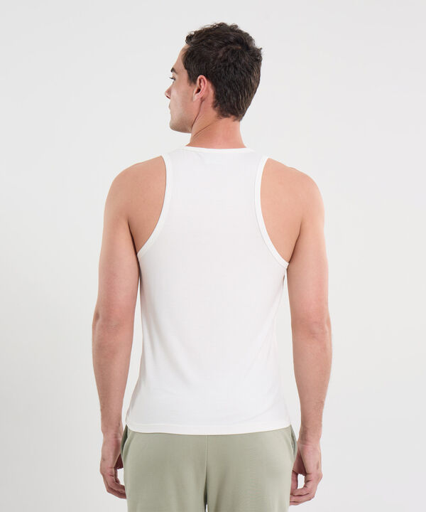 Camiseta Para Hombre Blanco