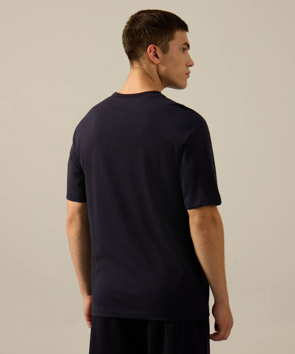 Camiseta Para Hombre AzulOscuro