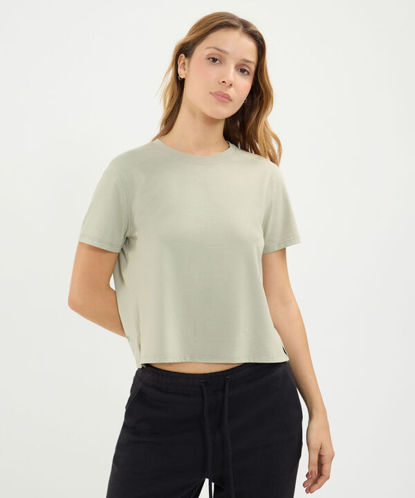 Camiseta Para Mujer VerdeClaro image number null