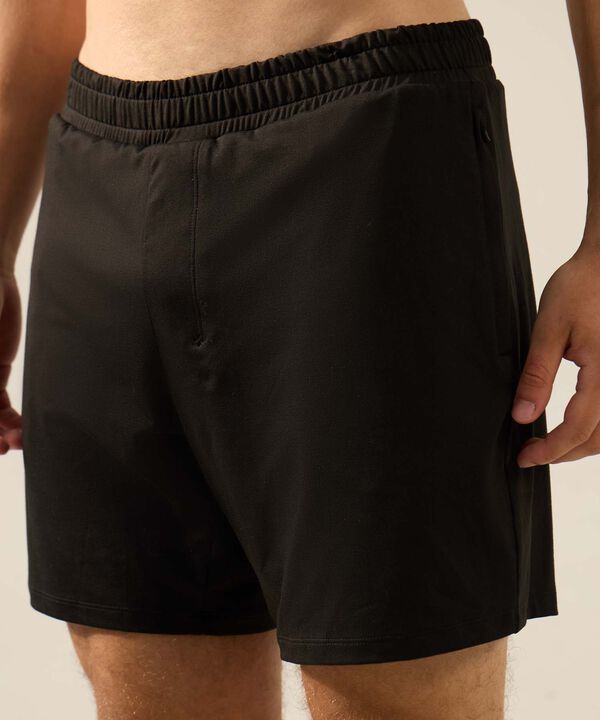 Bermuda Para Hombre Negro