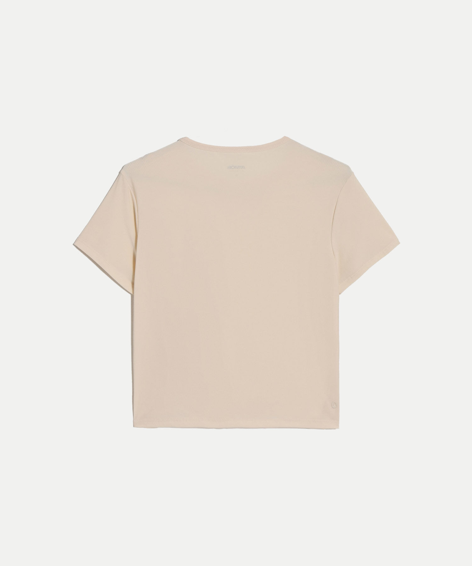 Camiseta Boxy con Bonding, Mocca