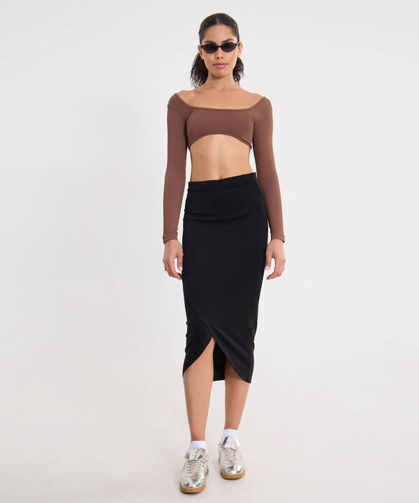 Camiseta Para Mujer Cafe