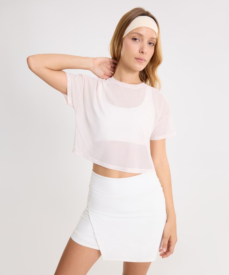 Camiseta Para Mujer Marfil