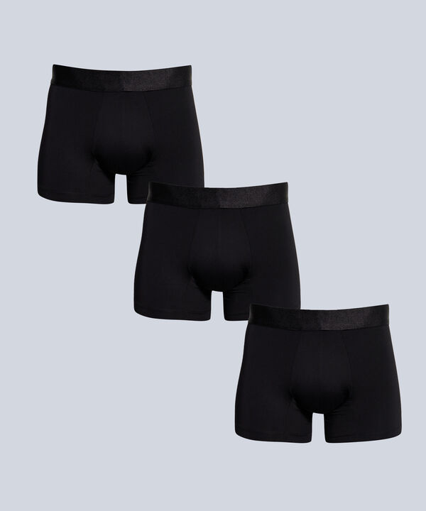 Boxer Para Hombre Negro image number null
