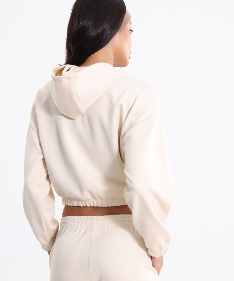 Buzo Para Mujer Crema