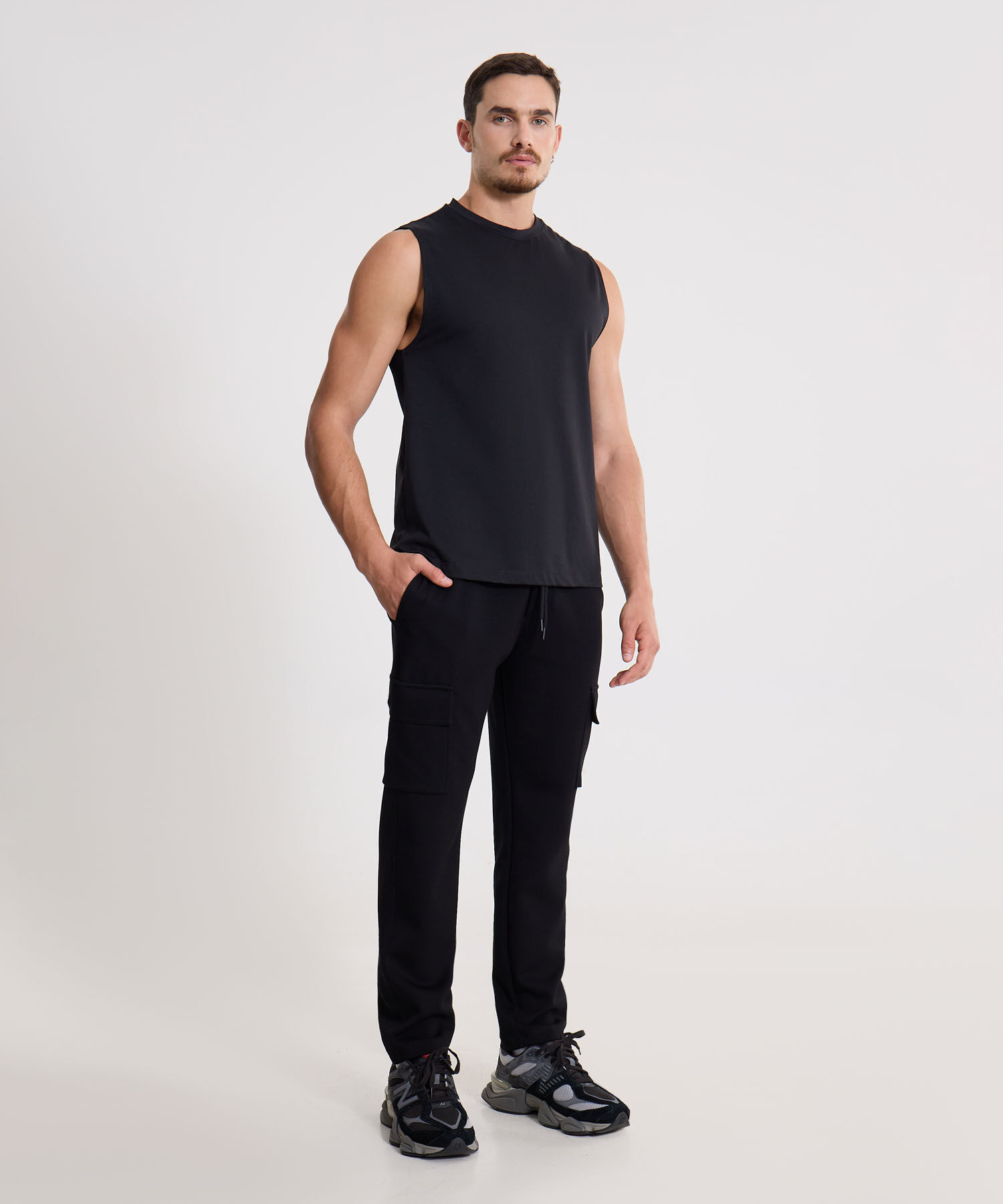 Camiseta Para Hombre Negro