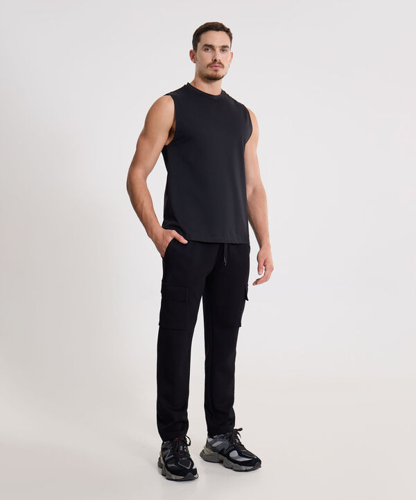 Camiseta Para Hombre Negro