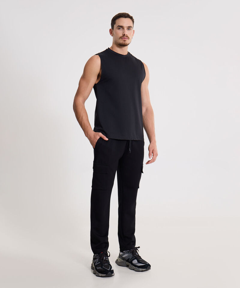 Camiseta Para Hombre Negro