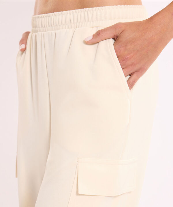 Pantalon Para Mujer Crema