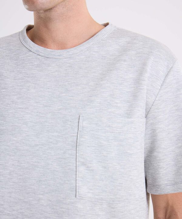 Camiseta Para Hombre Gris
