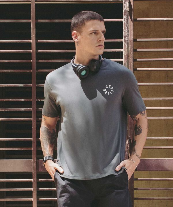 Camiseta Para Hombre GrisOscuro image number null