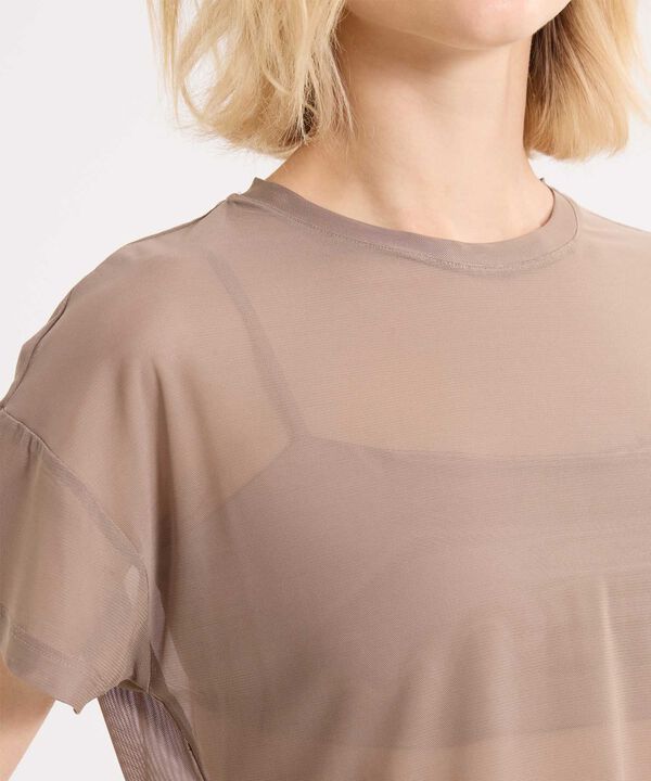 Camiseta Para Mujer Cafe image number null