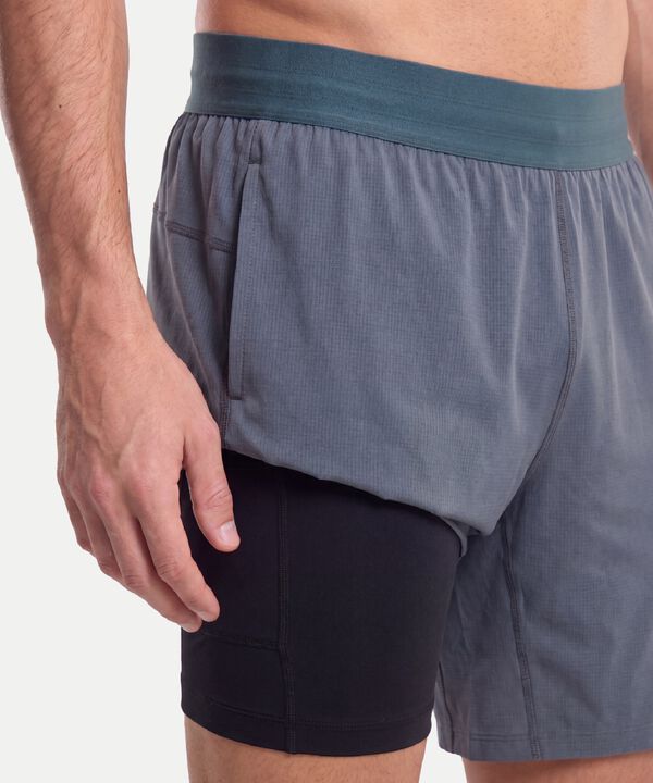 Bermuda Para Hombre GrisOscuro