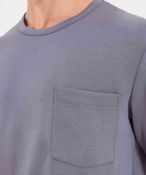 Camiseta Para Hombre Gris image number null