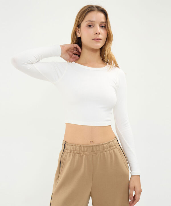 Camiseta Para Mujer Marfil image number null