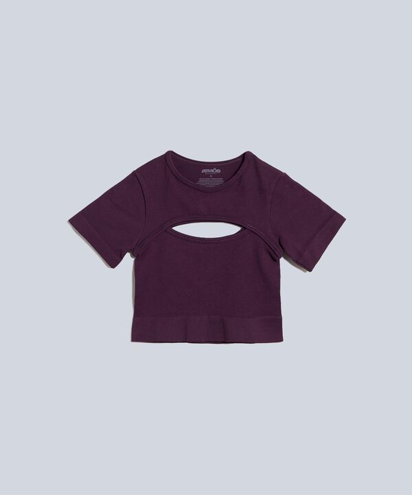 Camiseta Para Mujer Morado