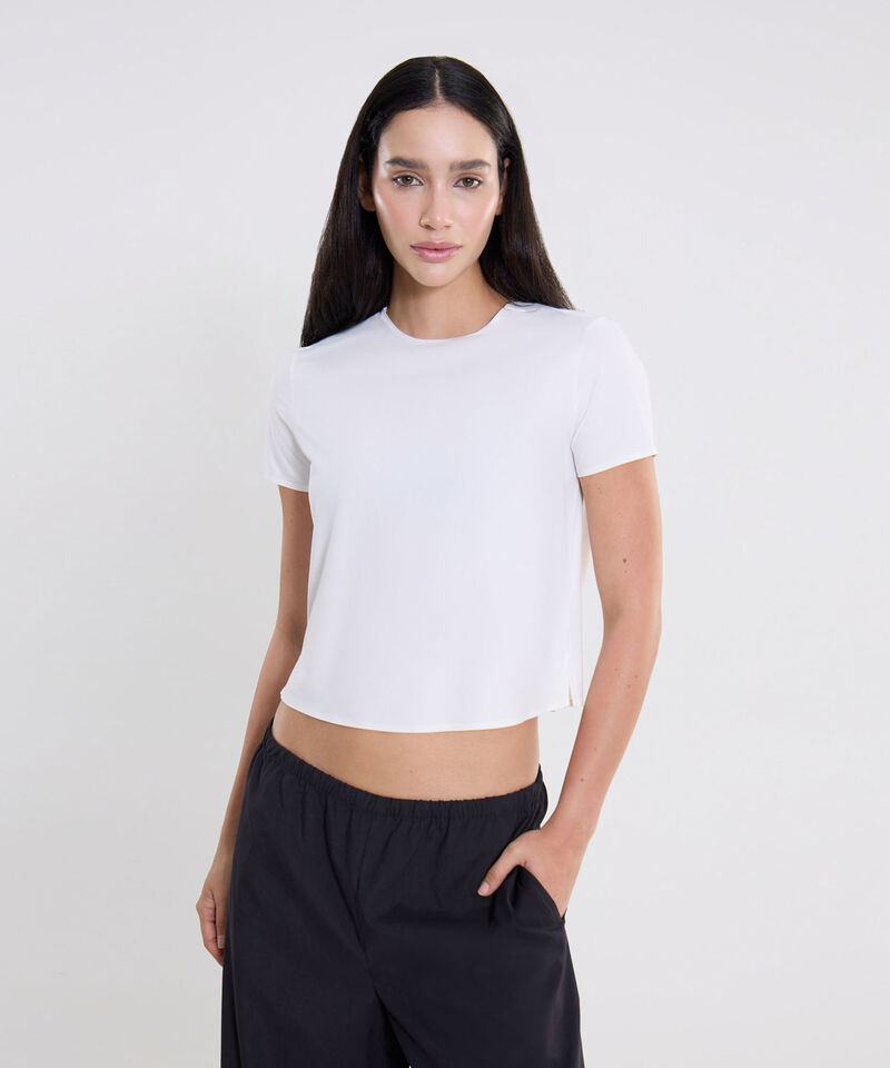 Camiseta Para Mujer Blanco