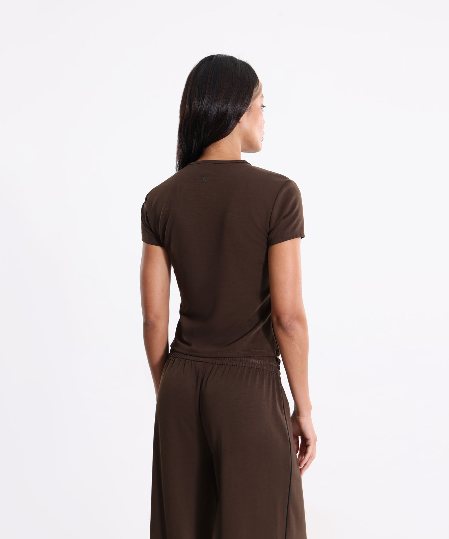 Camiseta Para Mujer Cafe