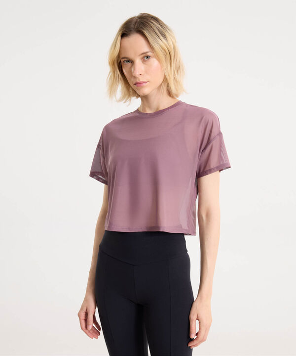 Camiseta Para Mujer Morado image number null