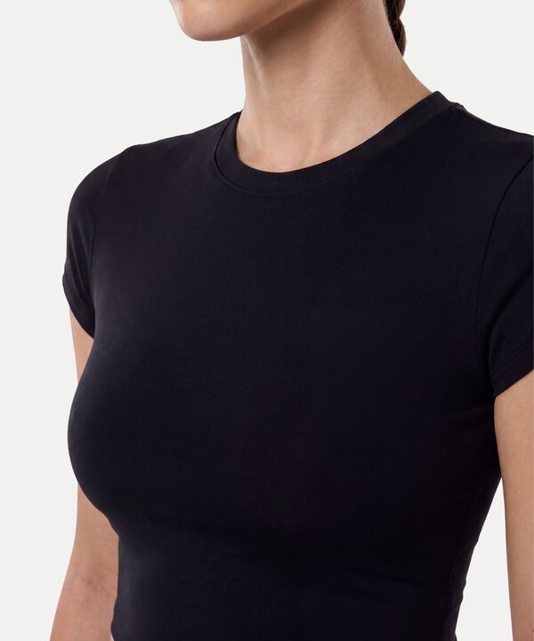 Camiseta Para Mujer Negro