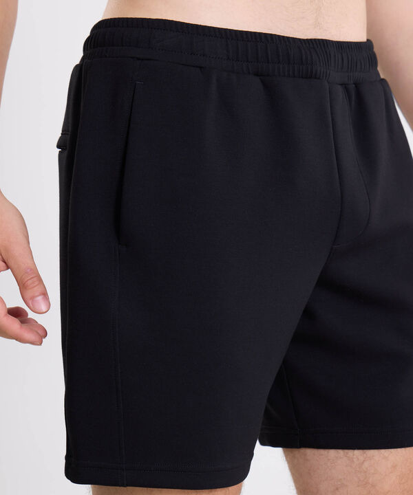 Bermuda Para Hombre Negro