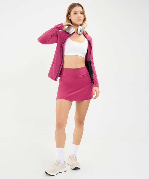 Falda Para Mujer Fucsia image number null